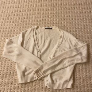 Cream Brandy Melville cardigan